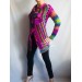  RAINBOW CARDIGAN Sweater Hand Knit Sweater Women Oversized Hippie Vegan Plus Size Vest Clothing  Cardigan  4