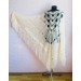  Bridal shawl pin, Bridesmaid Rustic Wedding shawl Hand knit winter wedding shawl Ivory bridal cover up Gift-for-her-mom-birthday-gift  Shawl / Wraps  5