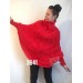  Wool Poncho Women Winter Sweater Hand Knit Poncho Loose Plus Size Knitwear Boho Crochet Wrap Knit Cable Chunky Poncho White Gray Black Red  Poncho  7