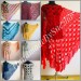  RED Crochet Shawl Triangle Fringe Wrap Hand Knit Wool Shawl Evening Crochet Wrap Mohair Lace Scarf Shawl Gifts For Wife Mom Festival Shawl  Shawl / Wraps  3