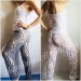  White Sexy Crochet Beach Pants Shorts Yoga Loose Festival Clothing Pants Hippie Women Lace Linen Pants Retro Beach Cover Up Black Pineapple  Crochet Pants  