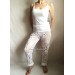  Wide Leg Pants Yoga Women Beach Cover Up Sexy Loose Cotton Pants Hippie Unique Lace Linen Pants Crochet White Black Gray Pineapple  Crochet Pants  6