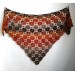  Burnt Orange Crochet Lace Shawl Wraps Grey Wool Shawl Lilac Boho Triangle Warm Scarf for Women Rainbow Floral Hand Knit Shawl Large  Shawl / Wraps  8