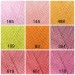  ALIZE DIVA Silk Effect Yarn Crochet Microfiber Acrylic Lace Hand Knitting Yarn Swimwear bikini Bag Multicolor Summer Rainbow Yarn Striping  Yarn  9