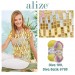  ALIZE DIVA Silk Effect Yarn Crochet Microfiber Acrylic Lace Hand Knitting Yarn Swimwear bikini Bag Multicolor Summer Rainbow Yarn Striping  Yarn  3