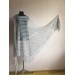  Gray knit shawl Fringe Knitted shawl Chunky shawl wrap Oversized gray shawl Wool shawl wrap Triangle knit scarf Dark gray wrap scarf shawl  Shawl / Wraps  8