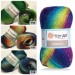  YarnArt AMBIANCE Rainbow Gradient Wool Yarn 100 g 250 meters Multicolor Wool yarn for crochet Shawl Scarf yarn magic soft color choice yarn  Yarn  5