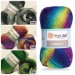  YarnArt AMBIANCE Rainbow Gradient Wool Yarn 100 g 250 meters Multicolor Wool yarn for crochet Shawl Scarf yarn magic soft color choice yarn  Yarn  3