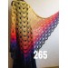  RAINBOW Crochet PONCHO Women Big Size Vintage Shawl Wraps Cotton Plus Size Clothing Granny Square Gay Pride Knit Triangle Bohemian Flower  Poncho  5