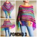  Rainbow Crochet Shawl Wraps With Fringe Triangular Colorful brooch Evening Hand Knitted Shawl Multicolor Shawl Lace Warm Wool Chic Shawl  Shawl / Wraps  2