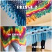  Rainbow Crochet Shawl Fringe Wraps OOAK Boho Lace Triangle Warm Shawl Mom Scarf Women Floral Hand Knit Shawl Large Big Crocheted  Shawl / Wraps  3