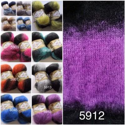 Alize NATURALE MOHAIR COTTON yarn new Blend mohair winter soft wool yarn Knitting crochet shawl yarn Knit sweater poncho yarn for hat scarf