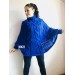 Knit Poncho Woman Crochet Plus Size Clothing Oversize Sweater Gray White Loose Winter Cable SweaterHand Knit Beige Red Convertible Cardigan
