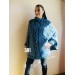 Knit Poncho Woman Crochet Plus Size Clothing Oversize Sweater Gray White Loose Winter Cable SweaterHand Knit Beige Red Convertible Cardigan