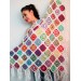  Granny Square Shawl Hand Knit Crochet Shawl Wraps Rainbow Fringe Triangle Cotton Summer Wedding Lace Open Bridesmaid Bohemian Long Shawl  Shawl / Wraps  8