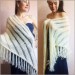 Black Knit Bridesmaid shawl Beige Wedding wrap Bridal Bolero gift for her Ivory Winter Shrug White cover up Gray Fuzzy Capelet Royal Blue