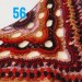  Crochet Shawl Wrap Burnt Orange Triangle Boho Shawl Colorful Rainbow Shawl Fringe Big Multicolor Lace Shawl Hand Knitted Shawl Evening Shawl  Shawl / Wraps  10