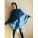  Knit Poncho Sweater Plus Size Women Crochet Poncho Black Wool Hand Knitted Winter Poncho Gray Cape Spring Poncho   Knitwear Boho Wrap  Poncho  4