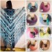  Angora RAINBOW Vizel Alpaca 5-8SET fingering yarn Lace Crochet Art yarn Shawl Scarf Knit Multicolor Poncho Sweater Cardigan Wrap Hat pattern  Yarn  