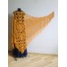  Mustard crochet shawl with fringe Big size cotton knitted  Shawl / Wraps  2