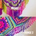  Crochet Shawl Poncho Women Plus Size Festival Pride Vegan Clothing Fringe, Rainbow Hippie Hand Knit Gypsy Shawl Multicolor Large3XL 2XL BLUE  Shawl / Wraps  5