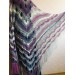  Gray Crochet Shawl Triangle Fringe Big Size Wrap gift brooch Alpaca Long Mohair Woman Bohemian Festi Hand Knit Shawl Black Granny  Shawl / Wraps  7