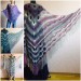 Crochet Shawl Outlander Festival Lace Pashmina Knitted Triangle Scarf Evening Bridal Wraps Olive Green Cape Wool Paisley Women Poncho Fringe