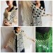 Winter wedding shawl fringe Ivory bridesmaid shawl Blue boho rustic wedding cape White bridal outlander shawl pin brooch Crochet mohair wrap