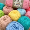 Bella Alize Yarn 100 Cotton yarn Crochet Soft baby yarn, Summer knitting yarn Organic hypoallergenic cotton Amigurumi natural eco vegan yarn