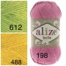  Bella Alize Yarn 100 Cotton yarn Crochet Soft baby yarn, Summer knitting yarn Organic hypoallergenic cotton Amigurumi natural eco vegan yarn  Yarn  5