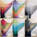  Crochet Shawl Wraps PONCHO for Women Granny Square Cotton Wedding Gift Lace Triangle Scarf Rainbow  Shawl / Wraps  