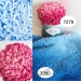  Alize PUFFY FINE OMBRE Batik Yarn, Crochet Yarn Gradient Baby Rainbow Blanket Yarn Mix Color Velvet Super Chunky Yarn No hook No needle  Yarn  3