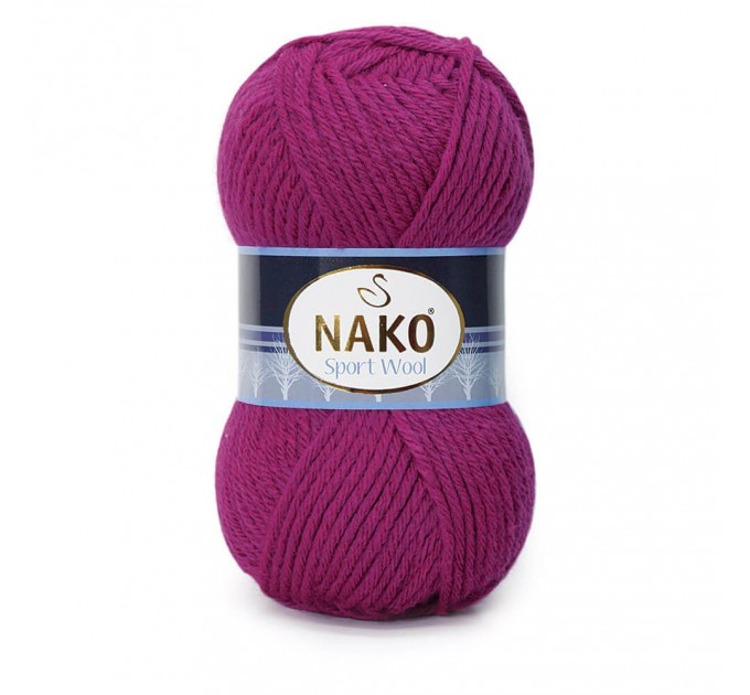  NAKO SPORT WOOL Yarn Wool Acrylic Yarn Multicolor Crochet Shawl Socks Cardigan Knitting Scarf Hat Sweater Poncho  Yarn  9