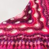 Crochet Shawl Wraps Outlander knitted festival woman Triangle Scarf Fringe Pink Multicolor Lace Evening Shawl Green Blue Red Violet Orange