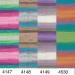  Alize COTTON GOLD BATIK Cotton Yarn Gradient Yarn Acrylic Yarn Multicolor Yarn Rainbow Yarn Crochet Yarn Soft Yarn Knitting Sweater Cardigan  Yarn  4