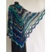  Beige Crochet Shawl Wrap Fringe Gray Triangle Boho Shawl Colorful Rainbow Shawl Big Multicolor Hand Knitted Evening Shawl Black Green Blue  Shawl / Wraps  4