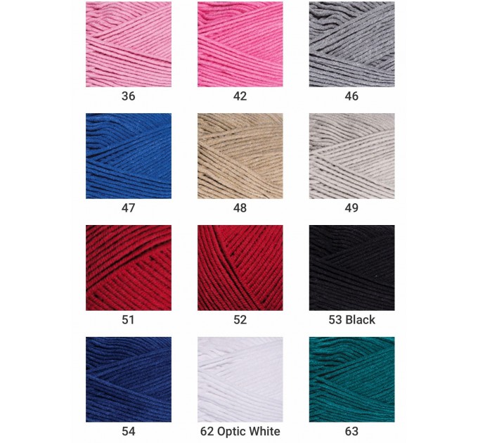YarnArt JEANS PLUS Cotton Yarn soft yarn spring yarn crochet cotton yarn Hypoallergenic summer yarn hand knit yarn acrylic yarncolor choice