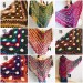  Crochet Shawl Fringe Wraps OOAK Boho Lace Triangle Warm Rainbow Shawl Mom Scarf Women Floral Hand Knit pin brooch, Large Big Outlander Green  Shawl / Wraps  2
