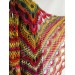  Crochet Shawl Fringe Wraps OOAK Boho Lace Triangle Warm Rainbow Shawl Mom Scarf Women Floral Hand Knit pin brooch, Large Big Outlander Green  Shawl / Wraps  3