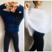  Black Mohair Sweater Women Poncho Plus Size pullover Oversized Fuzzy white poncho navy blue crochet wool hand knitted Sweater Chunky Red  Sweater  2
