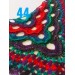  Crochet Shawl Wrap Multicolor Triangle Scarf Boho Colorful Rainbow Shawl Fringe Big Lace Hand Knitted Shawl Evening Shawl Red Blue Green  Shawl / Wraps  6