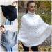  Hand knit poncho Women Crochet poncho XL sweater Knit Gray XXL poncho Black wool poncho Knit cable poncho Ivory knit poncho X Beige wrap Red  Poncho  8