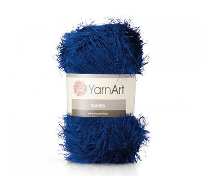  YARNART SAMBA Yarn, Eyelash Yarn, Fur Yarn, Purple Eyelash Yarn, Shaggy Yarn, Faux Fur, Fan Fur Yarn, Long Eyelash Yarn, Fake Fur Yarn  Yarn  