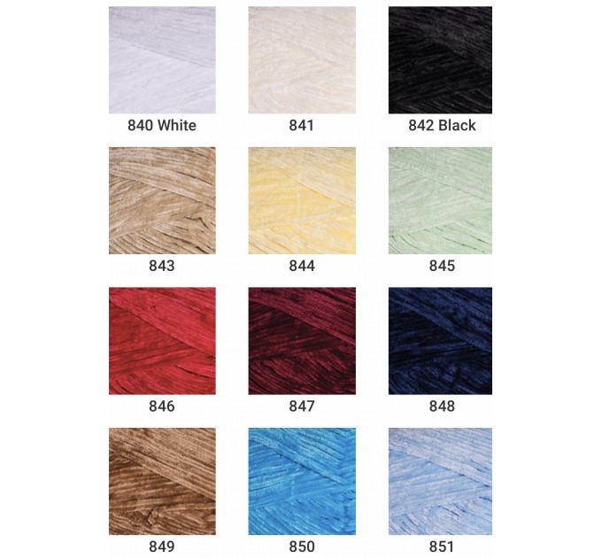 uendelig Nogle gange nogle gange bur YARNART VELOUR Yarn, Velvet Yarn, Velour Yarn, Plush Yarn, Bulky Yarn, Soft  Yarn, Hypoallergenic, Baby yarn,