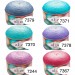  Alize DIVA OMBRE BATIK 250 gr Gradient Yarn Crochet Hand Knitting Hypoallergenic Yarn Microfiber Multicolor Lace Soft Summer Acrylic Rainbow  Yarn  2