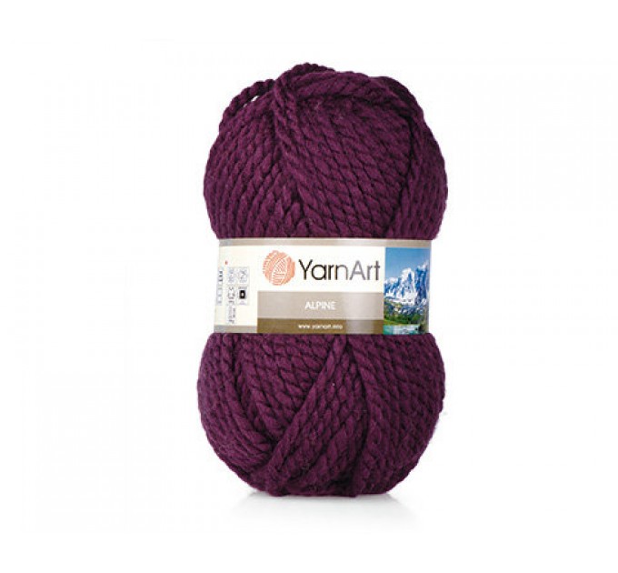 YARNART ALPINE Yarn Wool Yarn Chunky Wool Yarn Acrylic Yarn, Super Chunky Yarn, Big Yarn, Super Bulky Yarn, Hand Knit Yarn