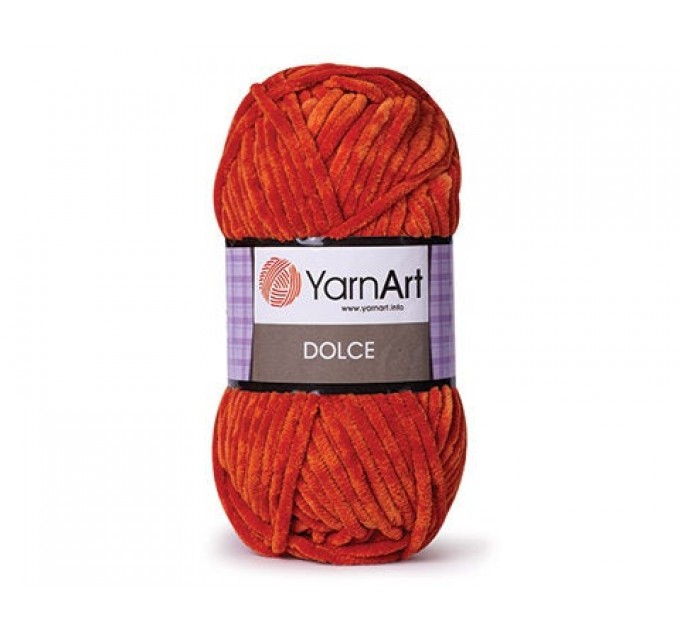  YARNART DOLCE Yarn, Velour Yarn, Plush Yarn, Bulky Yarn, Soft Yarn, Hypoallergenic Yarn, Velvet Yarn, Baby yarn, Summer yarn, Crochet Yarn  Yarn  