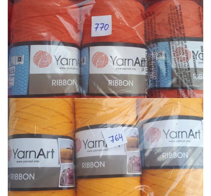  YARNART RIBBON Yarn Cotton Yarn Bag Yarn Yarn Crochet Bag t-shirt yarn Crochet Rug Chunky Yarn Cotton Recycled Yarn Rug Yarn Bulky Yarn  Yarn  7