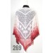  White Crochet Lace Shawl Wraps Shawl Boho Triangle Pink Scarf for Women Cotton Rainbow Floral Hand Knit Shawl Large Summer  Shawl / Wraps  