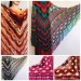  Crochet Shawl Wrap Virus Outlander Triangle Boho Shawl Fringe Large Multicolor Lace Shawl Hand Knit Evening Shawl Red Green Navy Blue Purple  Shawl / Wraps  